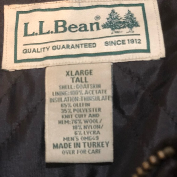 L.L. Bean Jackets & Coats Ll Bean Mens Leather Bomber Jacket Poshmark